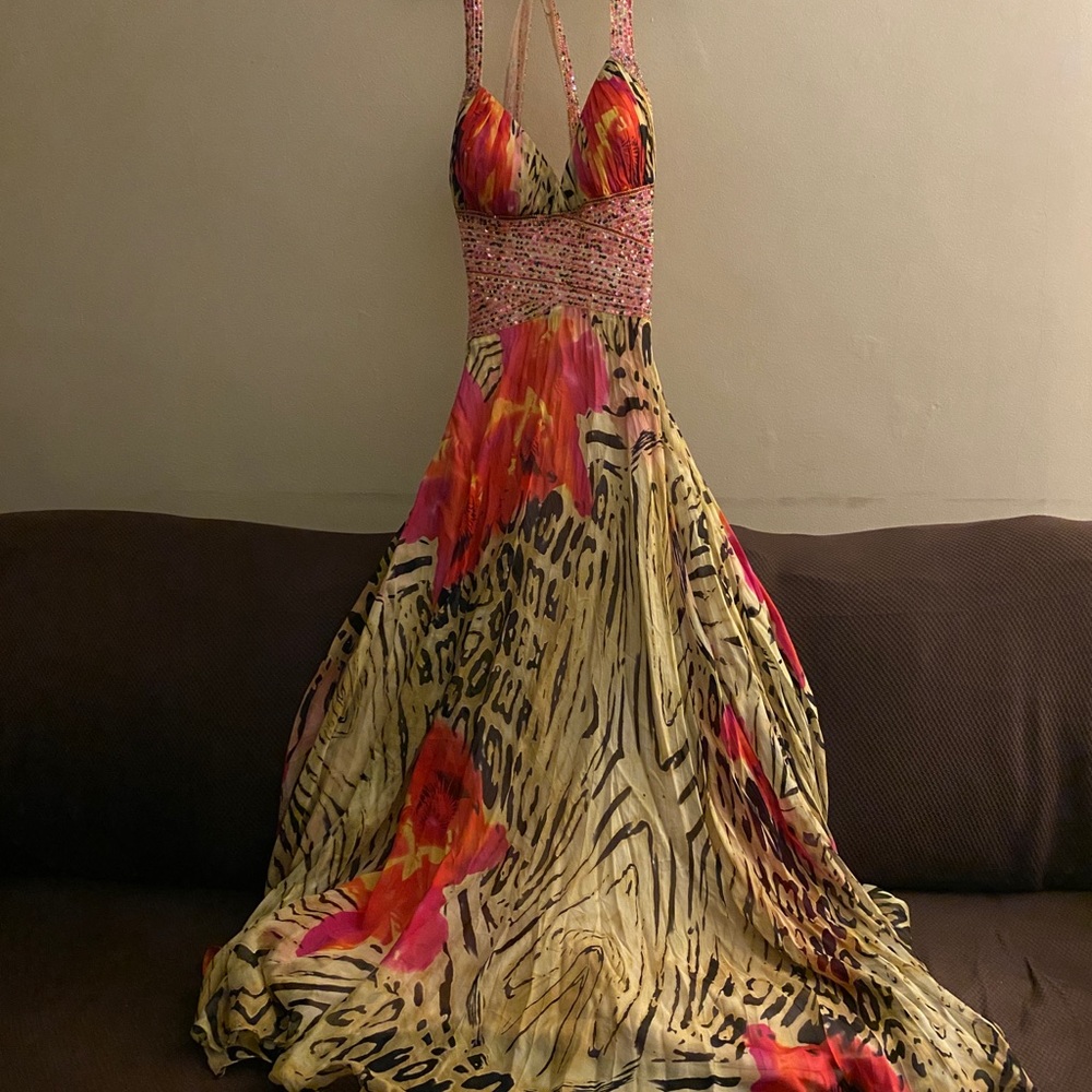 Jungle Print Dress / Gown